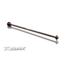 Xray xb808 rear central cvd drive shaft 133mm - hudy spring stee X355622