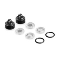 Xray xb8/gt multi adj. 3-in-1 alu shock cap swiss 7075 t6 + membranes (2) X358057-k