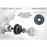 Xray gt 4-shoe clutch - complete set X358402