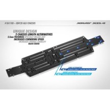 Xray xb4'20 alu chassis - swiss 7075 t6 (2.5mm) X361108