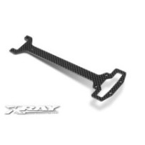 Xray graphite front upper deck 2.0mm - v2 X361160