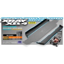 Xray composite chassis side guards l+r - medium - v2 X361269-m
