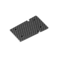Xray xb4'20 graphite rear chassis plate 2mm - narrow X361280