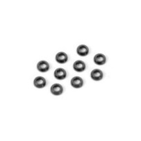 Xray alu conical shim 3x6x2.0mm - black (10) X362280-k