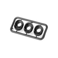 Xray composite inline hub for bevel drive gear - rear hs bulkhead - 1+2+3 dots X362370