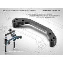 Xray composite steering plate - graphite X362571-g