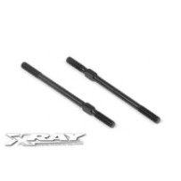 Xray adjustable turnbuckle 50mm m3 l/r - hudy spring steel (2) X362610