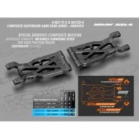 Xray composite suspension arm rear lower left - graphite X363122-g