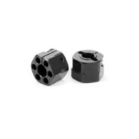 Xray alu wheel hub 12mm - offset "+"+4.5mm" (2) X365360
