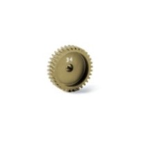 Xray alu pinion gear - hard coated 34t / 48 X365734