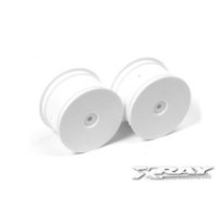 Xray rear wheels aerodisk - white (2) X369911