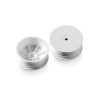 Xray 4wd front wheel aerodisk with 12mm hex ifmar - white - hard (2) X369912-h