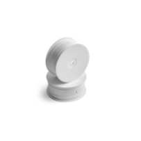 Xray 4wd front wheel aerodisk with 12mm hex ifmar - white (2) X369912-m