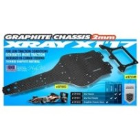 Xray X1'17 chassis - 2.0mm graphite X371012