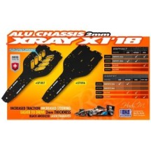 Xray X1'18 alu flex chassis 2.0mm - 7075 t6 X371017
