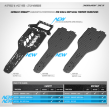 Xray X1'20 graphite chassis 2.5mm - hard X371022