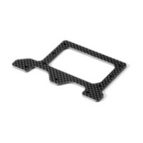 Xray X10'16 graphite 2.5mm rear pod lower plate X371151