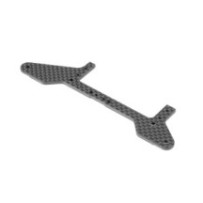 Xray X1 carbon rear pod lower plate for 1-piece chassis - front X371168