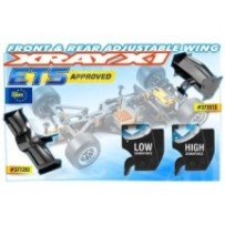 Xray X1 composite adjustable front aero wing - ets approved X371202