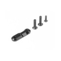 Xray X1 alu body post plate - black X371290-k