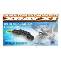 Xray X1 graphite front arm brace - 2.5mm X372087