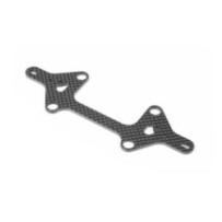 Xray X12 graphite lower suspension arm plate 2.5mm - wider +2mm X372126