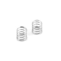 Xray front coil spring for 4mm pin c0.9 - silver (2) X372191