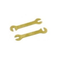 Xray steel shim 0.6mm - gold (2) X372294