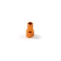 Xray X1 alu steering pivot shaft - short X372551-o