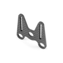 Xray X1 carbon rear wing mount for 1-piece chassis X373057