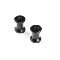 Xray alu rear brace mount 9mm - black (2) X373076
