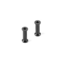 Xray alu rear brace mount 15.5mm - black (2) X373078