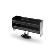 Xray X1 composite rear wing - lightweight & wide - black X373514-k