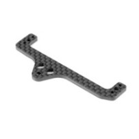 Xray carbon rear pod upper plate for 1-piece chassis X373559