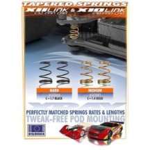 Xray tapered spring c1.5-1.6 - silver (2) X373582