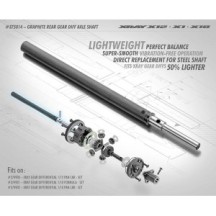 Xray carbon rear gear diff axle shaft X375014