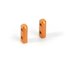 Xray X10 alu servo mount - orange (2) X376255-o