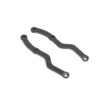 Xray X1'21 side brace - graphite 2.5mm - right & left X376324