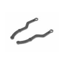 Xray X1'23 side brace - graphite 2.5mm - right & left X376328