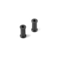 Xray alu mount 10.0mm with m2.5 thread - black (2) X376381