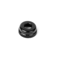 Xray alu shock body cap - lower - black X378030-k