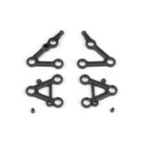 Xray set of suspension arms lower + upper (2+1+1) hard X382101