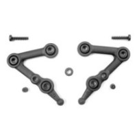 Xray set of suspension arms 6 deg. caster (2) X382106