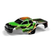 Xray body 1:18 nitro mt painted & trimmed dragonfire green X389766