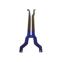 Placa superior fibra carbono 2 mm Hobao H41059