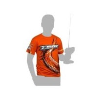 Xray team t-shirt orange (l) X395017l