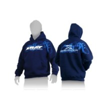 Xray sweater hooded - blue (s) X395500s
