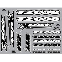 Xray t2'008 sticker for body white X397323