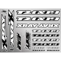 Xray t2'009 sticker for body - white X397324
