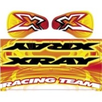 Xray wing sticker die-cut orange X397347
